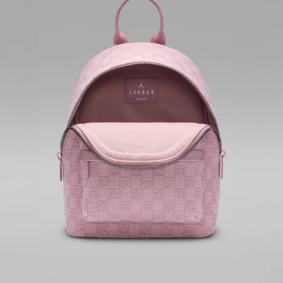 Nike Jordan Monogram Mini Backpack unisex Pink bag Brand New - Picture 5 of 6